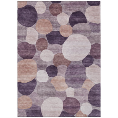 Machine Washable Indoor/Outdoor Chantille ACN2375 Geometric Rug