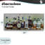 Vintage Whiskey Bottles Display Framed Giclee, design by Marilyn Hageman-130760445-130760448
