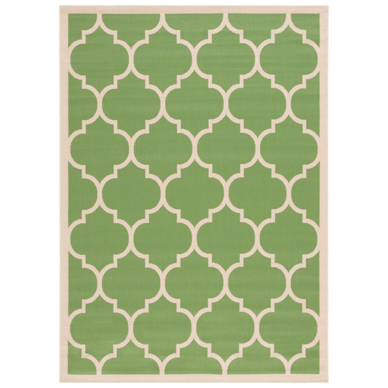 Herefordshire Performance Geometric Indoor/Outdoor Area Rug, Rectangle 5'3" x 7'7"