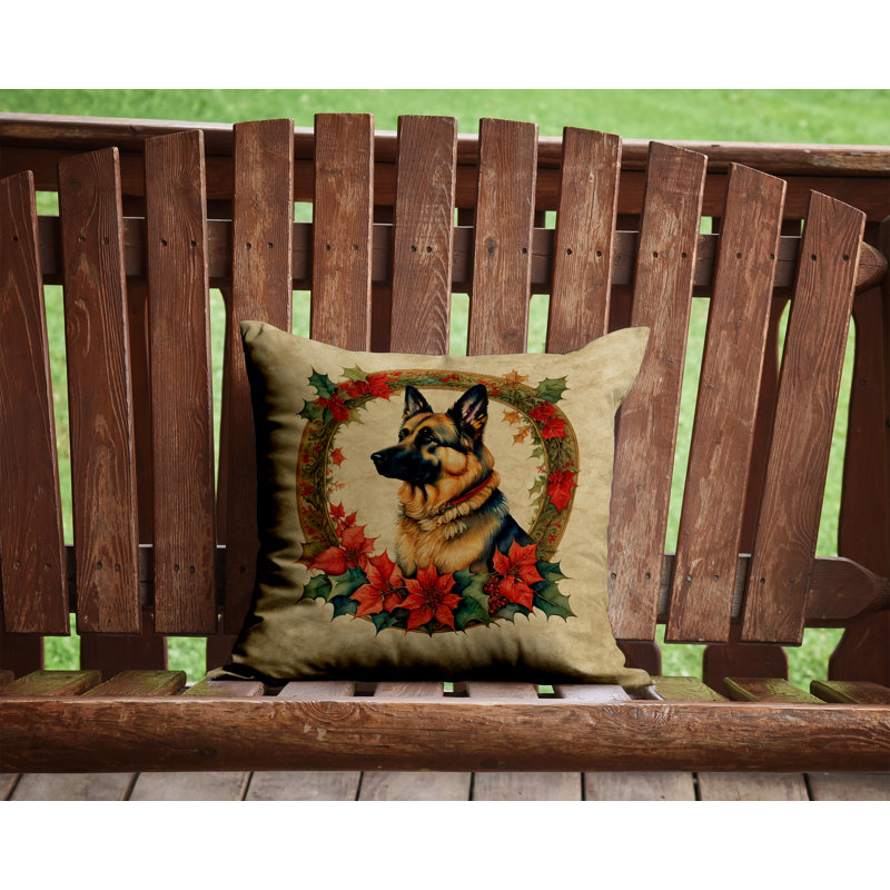 Coussin Christmas, 14 po x 14 po, Carré