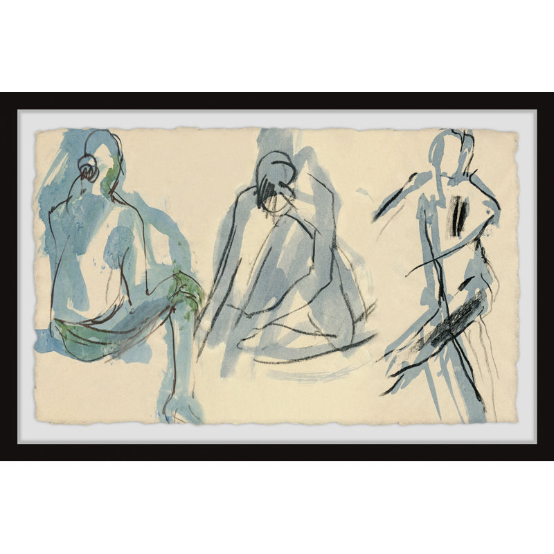 «True Friends Stay», reproduction encadrée, H 30 po x l 45 po x P 1,5 po