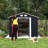 Spacious Sheds 8x12 Ft Metal Storage, Modern Lockable Backyard Shed