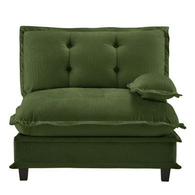 Canapé en chenille 73 RSF - Conception modulaire flexible, confort ultime, tissu doux, structure durable, assemblage facile