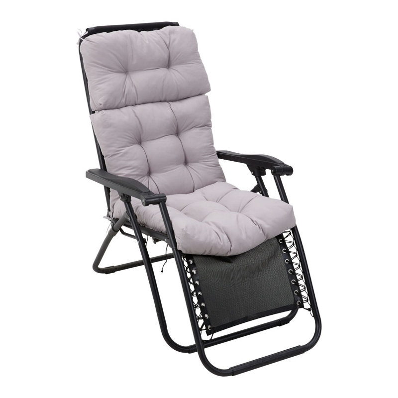 Adirondack Patio Seat/Back Cushion, Grey Polyester