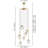 Arclite 7 - Light Dimmable Modern Cluster Globe Sphere Clear Glass Pendant Chandelier