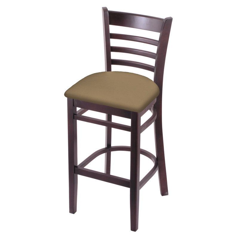 25" Counter Stool, Dark Cherry, Canter Sand