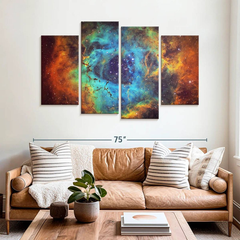 Oberle Celestial Nebula, 42" H x 68" W