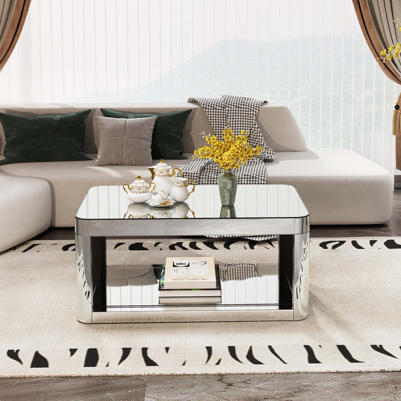 Table basse en verre
