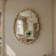 Goyette Scalloped Metal Wall Mirror