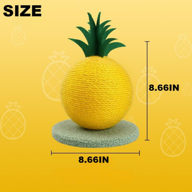 Fruit-Shaped Wear-resistant Sisal Cat Scratching Post