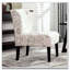 Fauteuil d'appoint contemporain sans accoudoirs