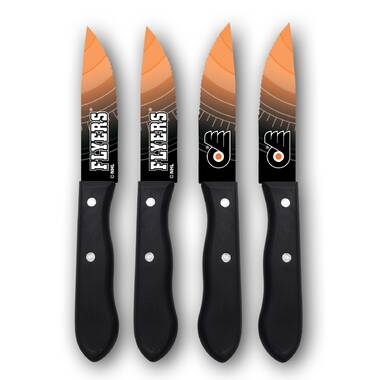 The Sports Vault LSU Tigers Steak Knife Set - Purple, NCAA Team Logo,  4-Piece Set, Stainless Steel Blades, Dishwasher Safe, Tailgating and Home  Gating Essential in the Cutlery department at