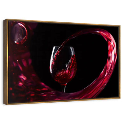 Flowing Red Wine