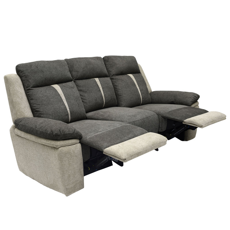 Roen Fabric Reclining Sofa, 3