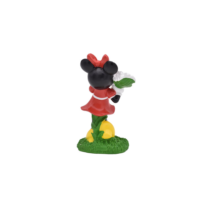 Statue de jardin Disney avec marguerites Disney
