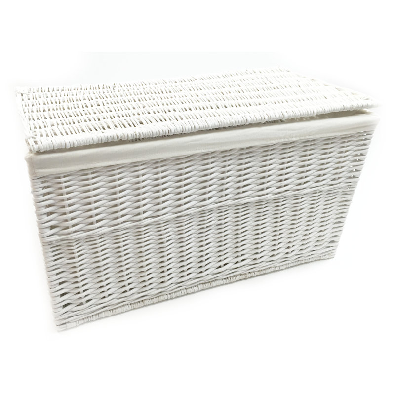 Coso Blanket Chest, White, 46cm H x 84cm W x 45cm D