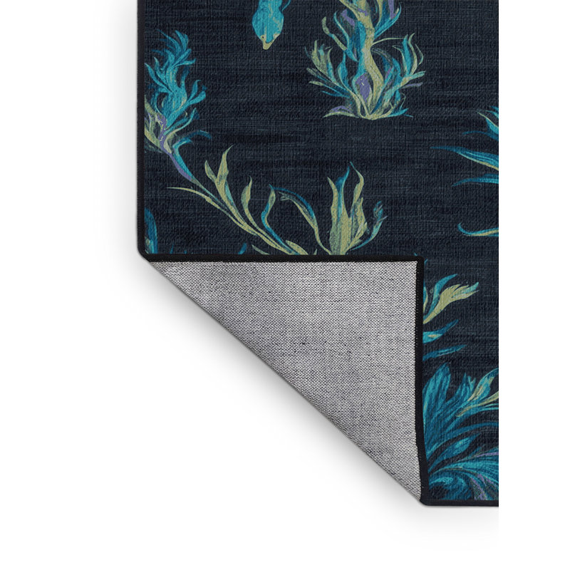 Tapis gris lavable à la machine, Carré 3 pi