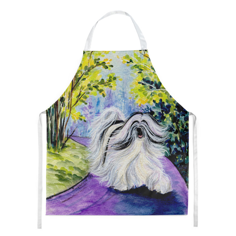 No Pattern Bib Apron