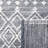 Natura Hand Woven Cotton/Viscose Geometric Rug in Gray/White-1355492156