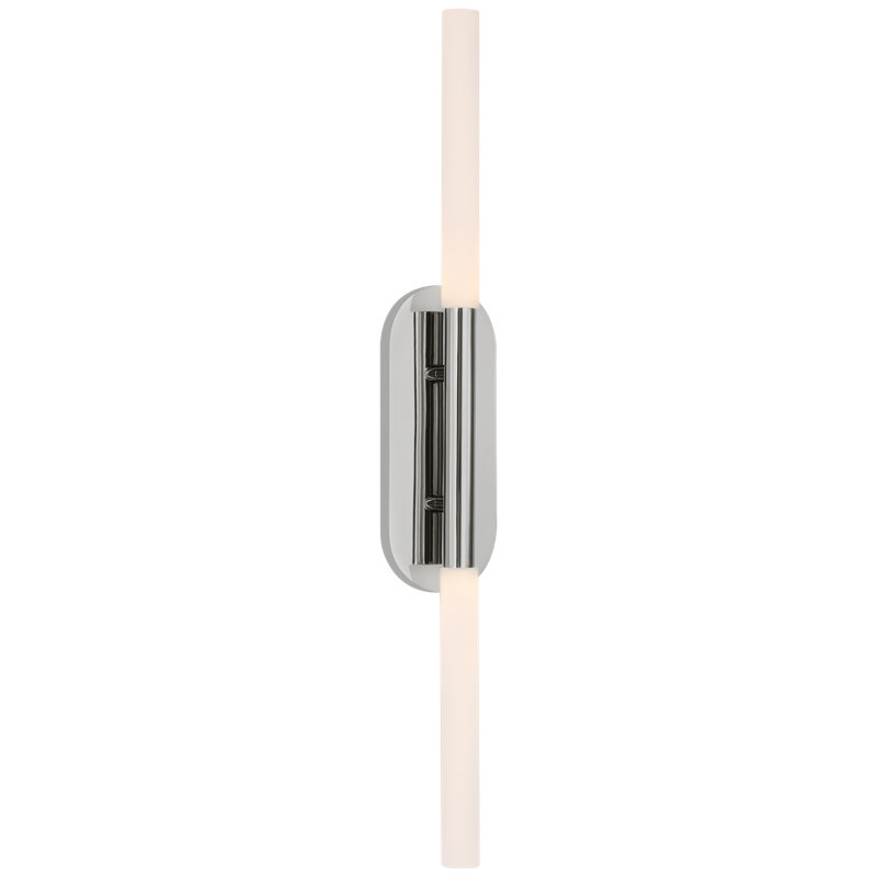 Rousseau 2 - Light LED Bath Bar, Polished Nickel