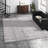 Shawn Striped Gray/Dark Gray Area Rug-207109282