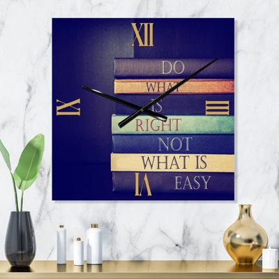 Metal Wall Clock