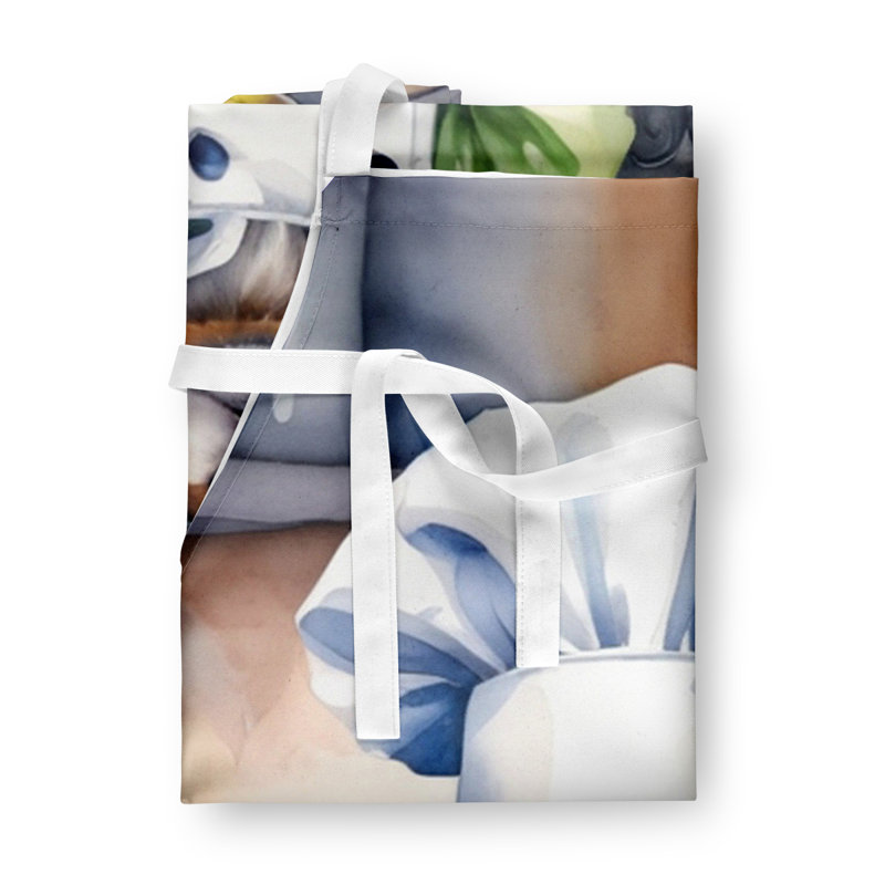 No Pattern Bib Apron
