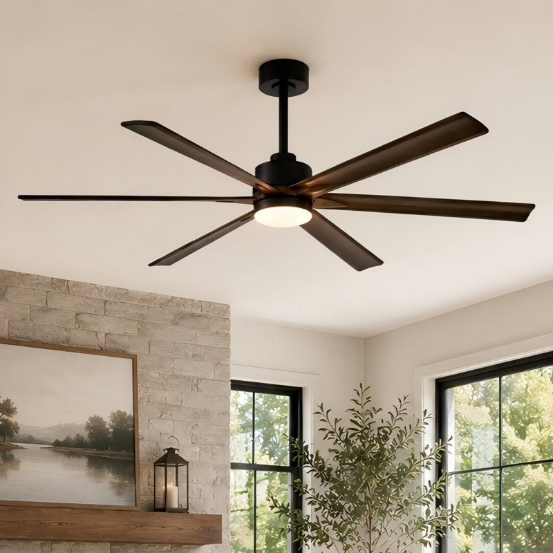 70" Modern Farmhouse Ceiling Fan  