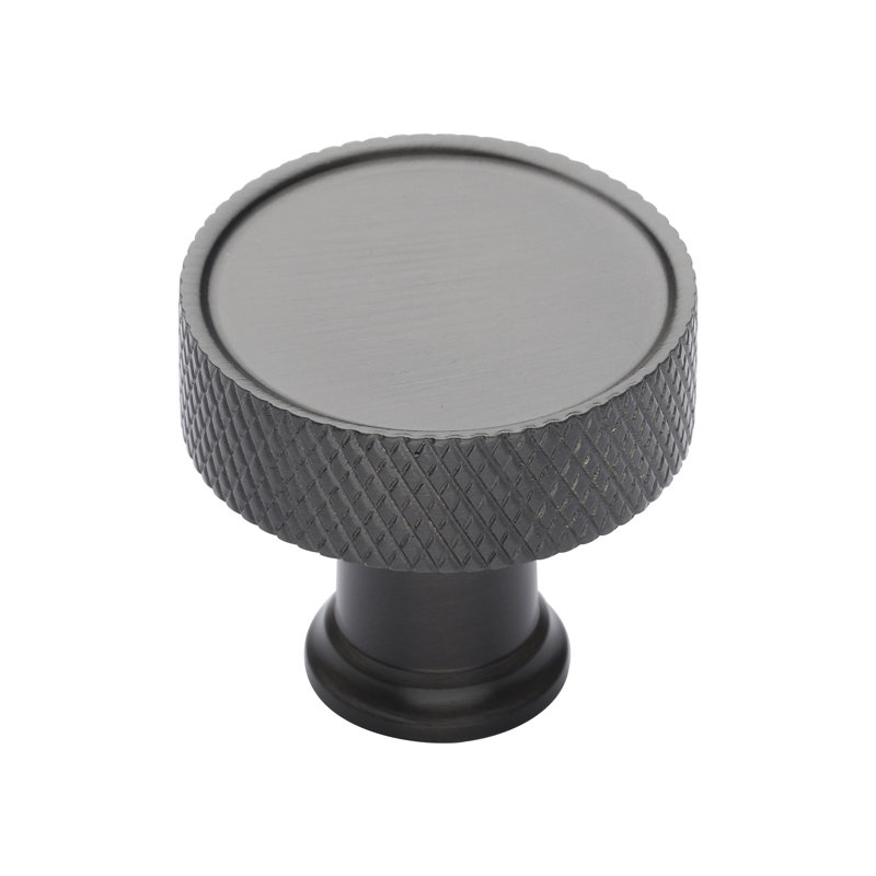 Heritage Brass Heritage Cabinet Knob Florence Knurled Design 32mm, Matt Bronze