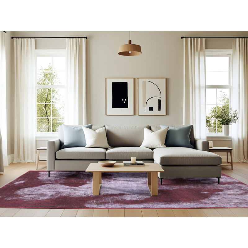 Tapis abstrait moderne 989, Rectangle 6 pi x 9 pi