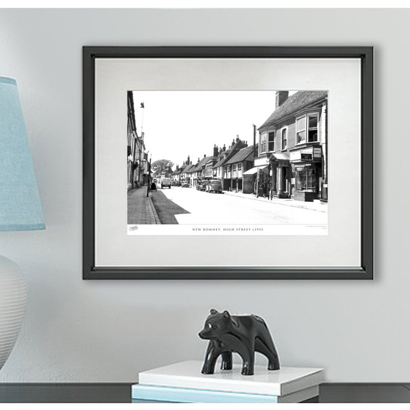 New Romney, High Street C1955 by Francis Frith - Single Picture Frame Print, 40cm H x 50cm W x 2.3cm D