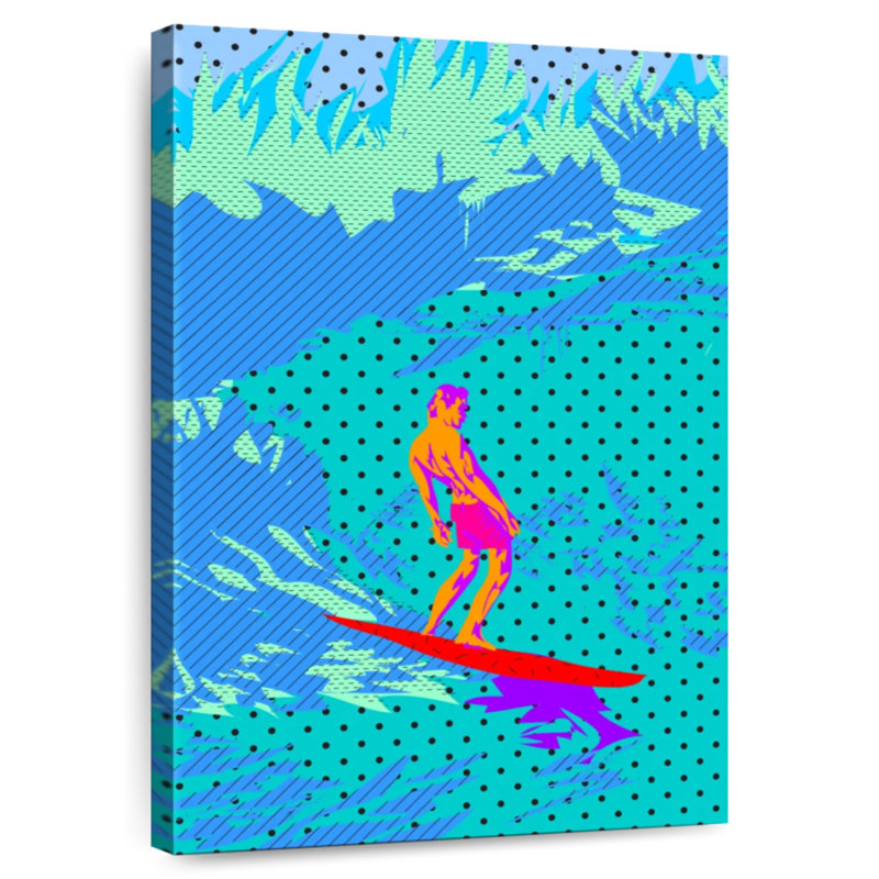 Surf Siron Neon, H 45 po x l 30 po