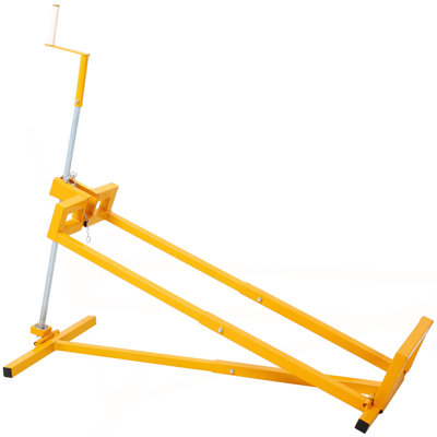 Easy Lawn Mower Lift For Riding Tractors , 800 Lbs Capacity Lawn Tractor Lifter, Ride-On Mower, Cleaning Aid, Universal, Lawn Tractor Lift, Lawn Tractor + 45° Tilt Adjustable, Yellow