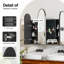 Armoire à pharmacie avec miroir triple arqué Dashaun-312266059