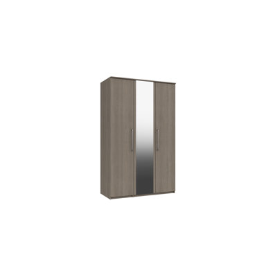 Bushnell 3 Door Manufactured Wood Wardrobe