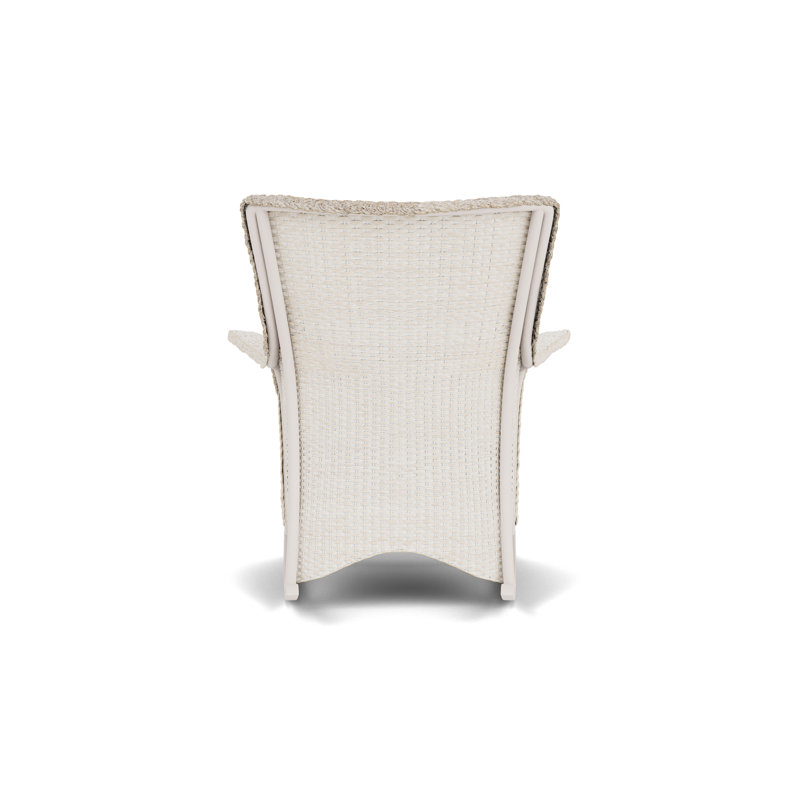 Mandalay Outdoor Rocker Chair, Beach Navy, Antique White