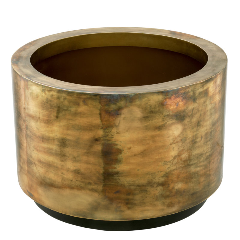 Jasper Handmade Metal Planter, 21.26" H x 31.3" W x 31.3" D