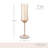 Tulip Champagne Flutes in Amber