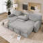 Canapé-lit modulaire avec espace de rangement, port USB, 2 porte-gobelets sur les coussins de dossier (même SKU; WY000335AAA)-515835572
