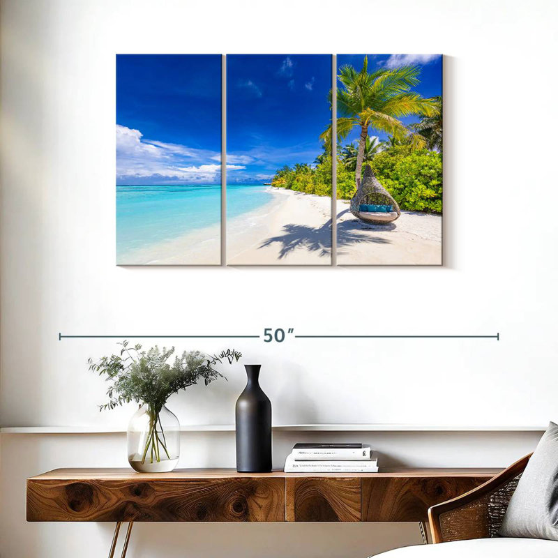 Gillard Bright Maldives Beach, H 24 po x l 38 po