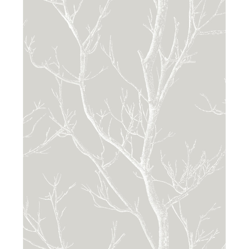 Rouleau de papier peint silhouette arbre de cuisine L 33 pi x l 20,5 po Kitchen & Bath Essentials, Léger