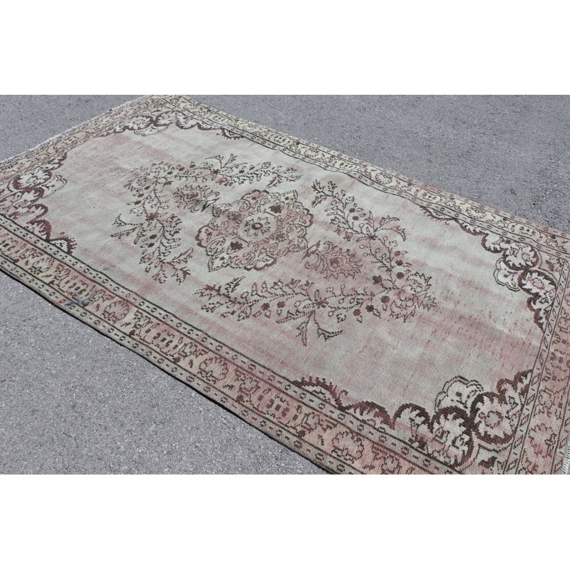 Grand tapis turc Oushak au cachet rétro pour rehausser le style de votre salon