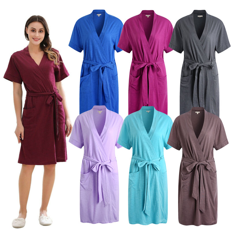 Peignoir pour fille / femme Risa, M, Noir