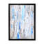 «Blue and Gray Abstract Merging II» - Décoration murale moderne et contemporaine sur toile-239117641-239117633