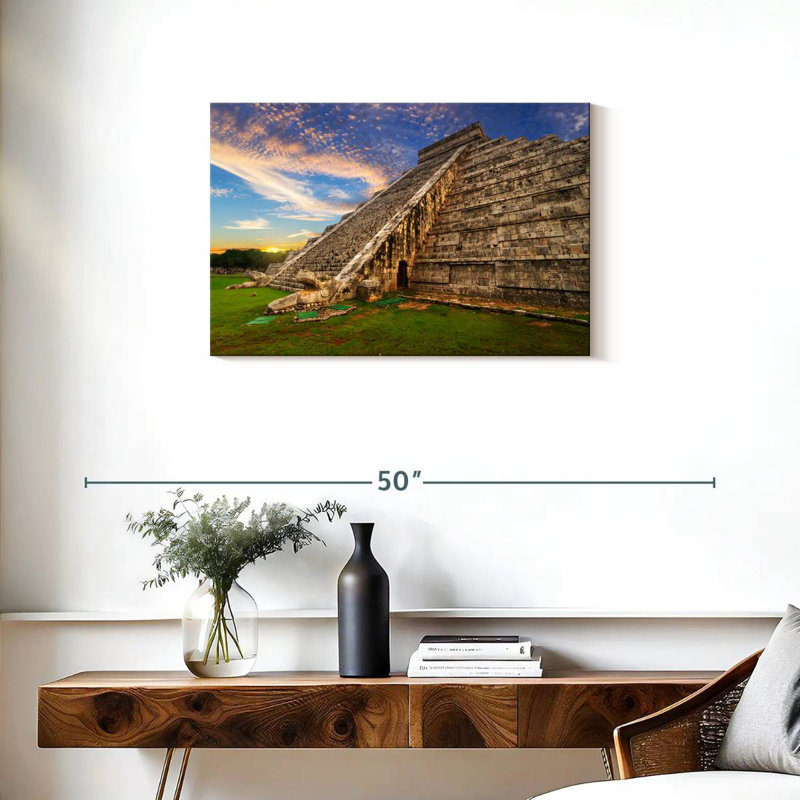 Adella Kukulcan Step Pyramid, 20" H x 30" W