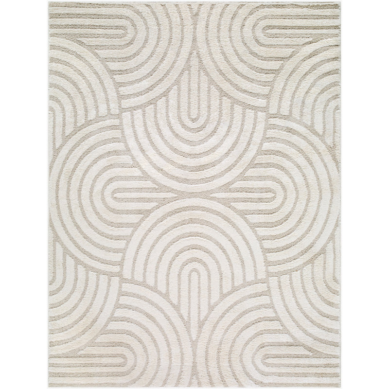 Rachel Zoe X Livabliss The Studio Edit Machine Woven Rug, Rectangle 2' x 2'11", Cream