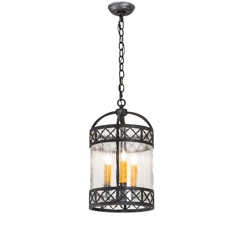 Luminaire suspendu cylindrique 3 lumières Antencio
