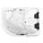 MAUI 67" x 47" 2-Person White Whirlpool Bathtub with Dual Pump & Heater