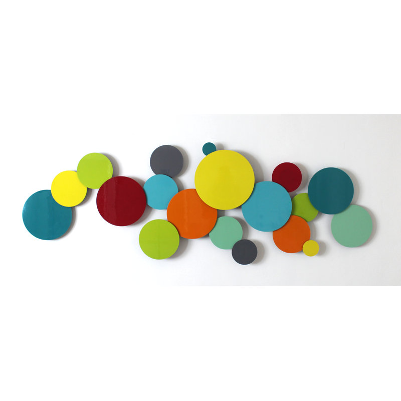 Jubilance Glass And Metal Wall Sculpture