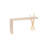Branch Waterfall Console Table, Bleached